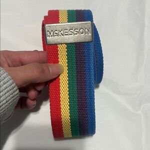McKesson Rainbow Woven Belt